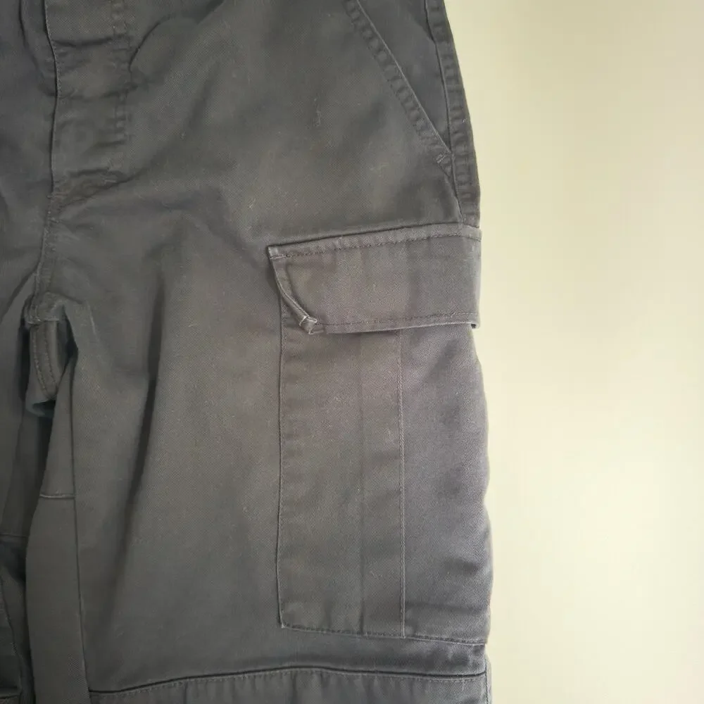 Empyre Cargo Pants Men's Size 28 Black Tactical Utility Baggy Heavyweight Skate - Picture 5 of 10